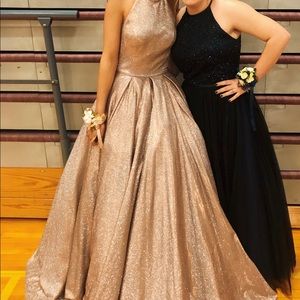 Sherri Hill Gold Ball Gown Size 4